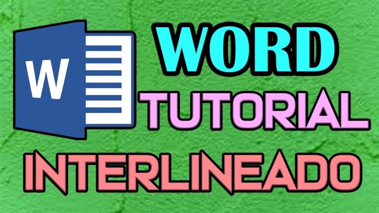 Aprende a cambiar interlineado en Word: tutorial fácil en 5 pasos